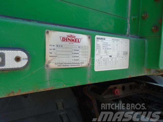 Dinkel DSAP 39000 4580 kg Semi-trailer med lad/flatbed
