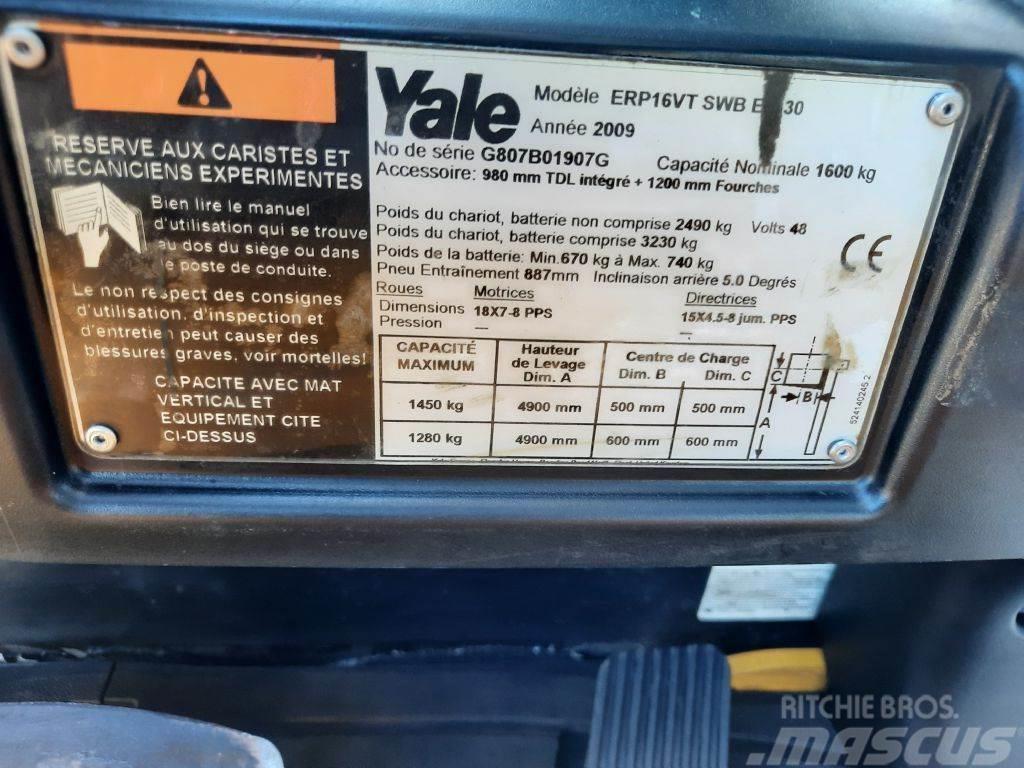 Yale ERP 16 VT Batterie NEU El gaffeltrucks