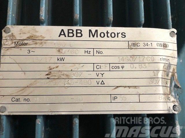  17/15 kW ABB MBT 160L E-Motor Motorer
