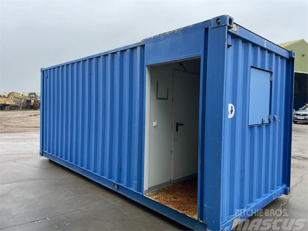  20FT container, isoleret med svalegang. Opbevaringscontainere