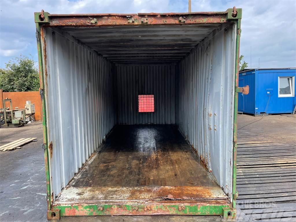  20FT container uden døre, til dyrehold eller lign. Opbevaringscontainere