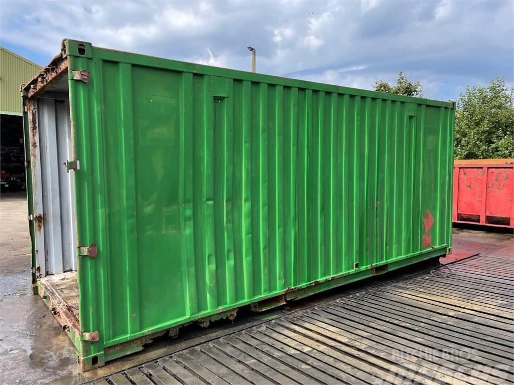  20FT container uden døre, til dyrehold eller lign. Opbevaringscontainere