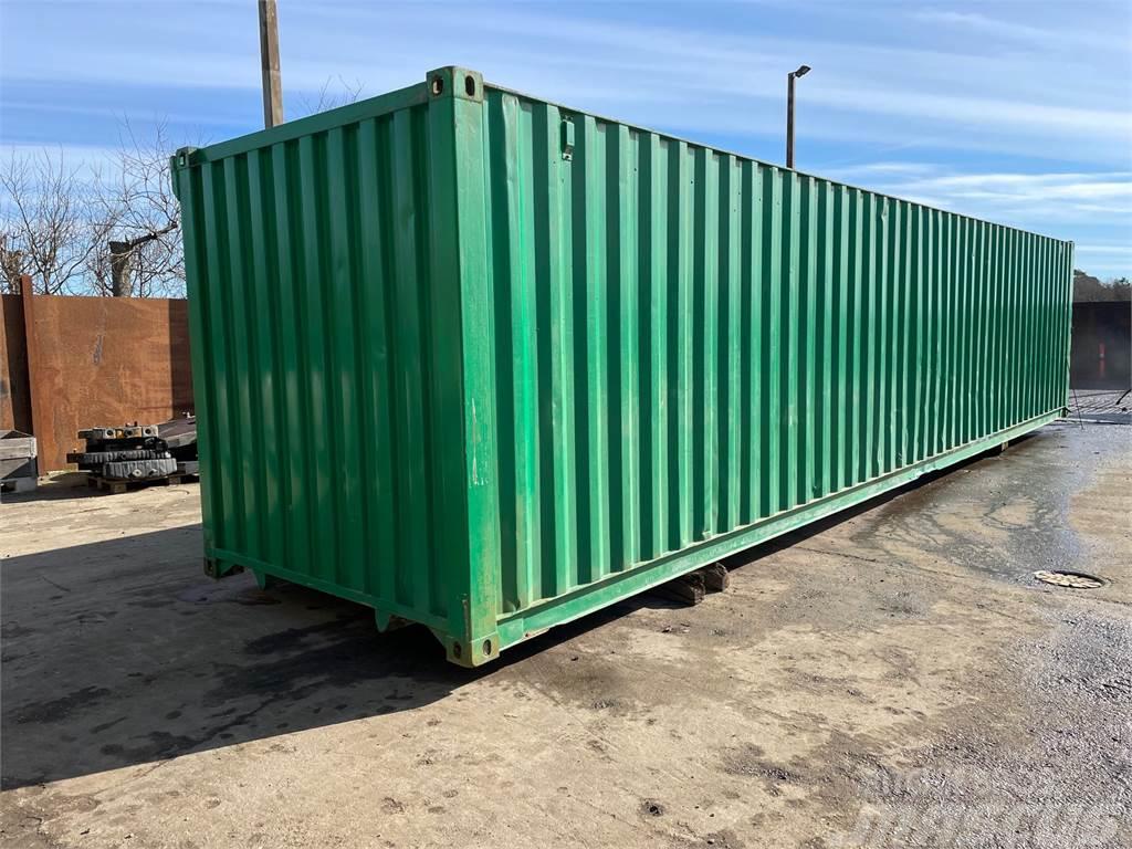  40ft container opdelt i 2 rum. Opbevaringscontainere