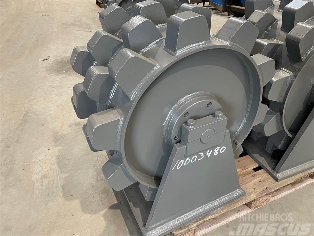  570 mm Kompaktorhjul Tromle med luftdæk
