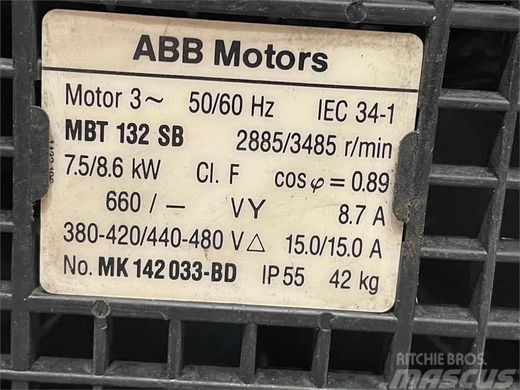  7,5/8,6 kw ABB MBT 132 SB E-motor Motorer