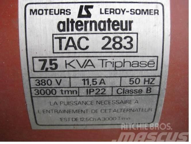  7.5 kva Leroy-Somer Type TAC 283 generator KUN TIL Andre generatorer