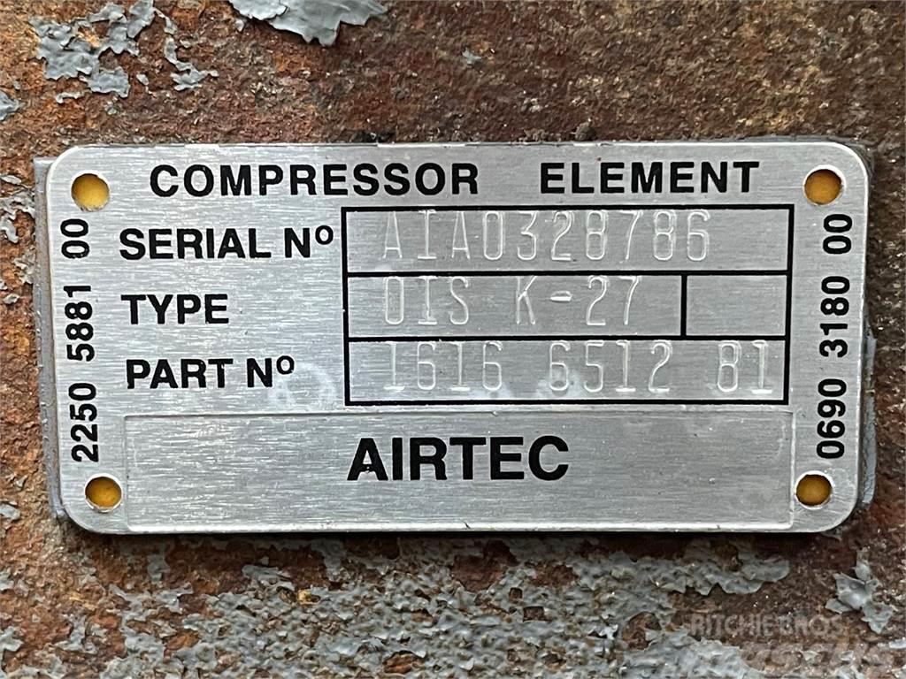  Airtec OIS K-27 kompressor ex. Atlas Copco ROC D5  Kompressorer