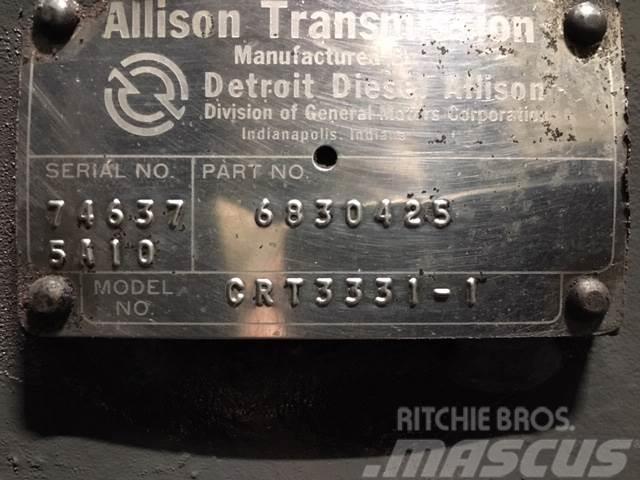 Allison transmission Model CRT3331-1 Gear