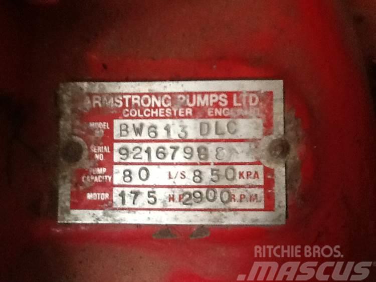  Armstrong brandpumpe model BW613 DLC Vandpumper