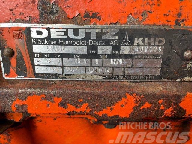 Deutz F4L 912 motor - kun til dele Motorer