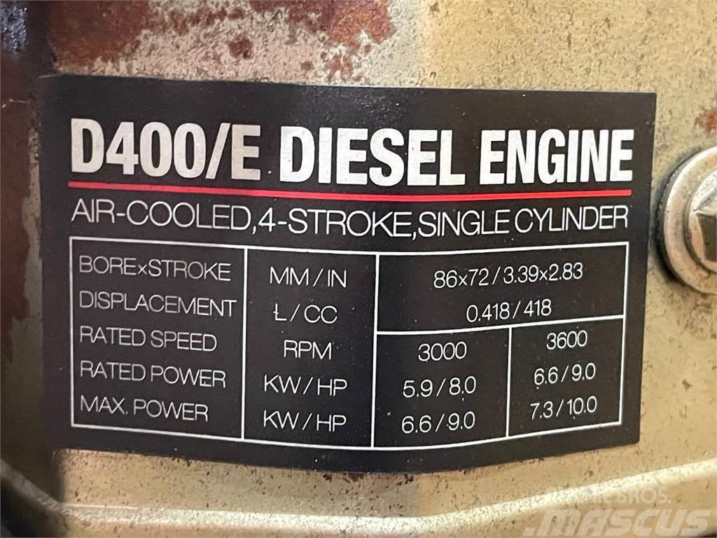  Diesel engine D400/E - 1 cyl. Motorer