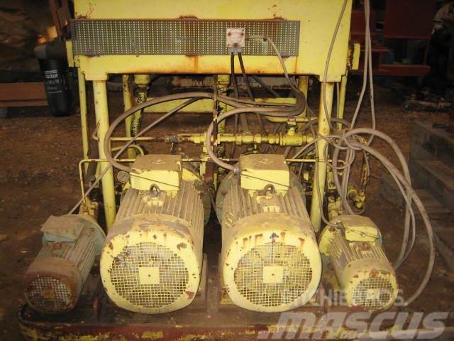  Hyd powerpac m/pumpe - 2x7,5 kw og 2x40 kw Dieselgeneratorer