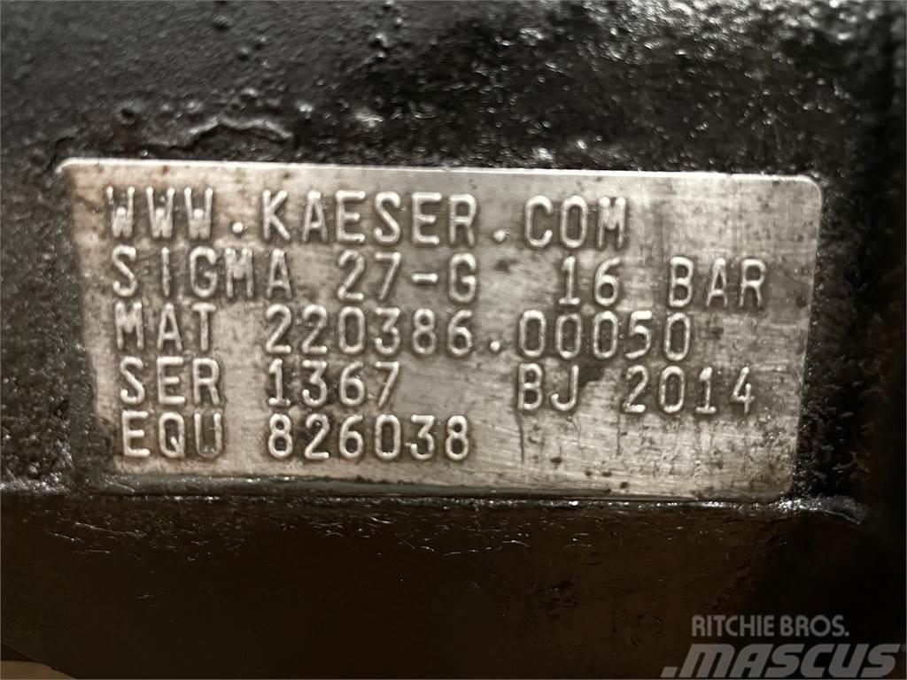  Kompressor ex. Kaeser M122 - 16 Bar Kompressorer