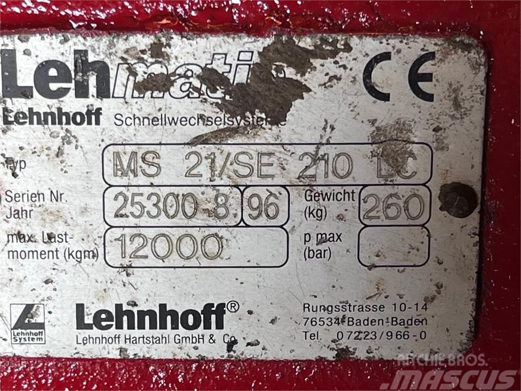 Lehnhoff MS21/SE 210 LC mekanisk hurtigskifte Hurtigkoblere