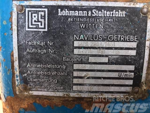  Lohmann & Stolterfoht gear type GUS 280A/1451 Gearkasser