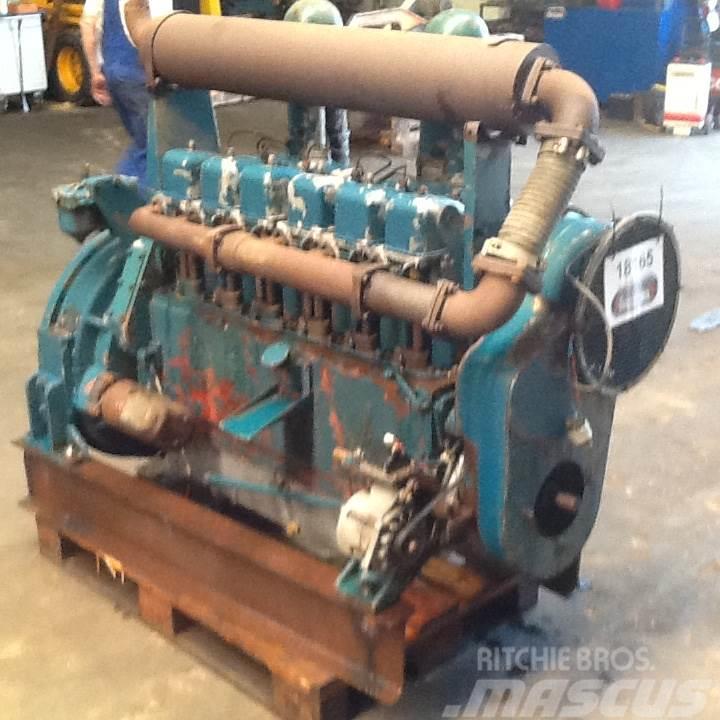 Ruston Type 6YDAN 6 cyl. luftkølet motor Motorer