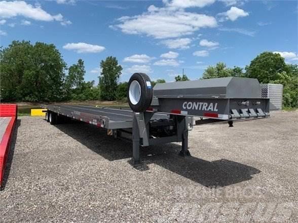  CONTRAL DROP DECK CONTAINER DELIVERY TRAILER, TAND Anhænger med containerramme