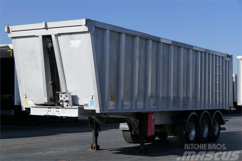 Benalu TIPPER - 45 M3 / ALUMINIUM / 5700 KG / FLAP-DOORS  Semi-trailer med tip