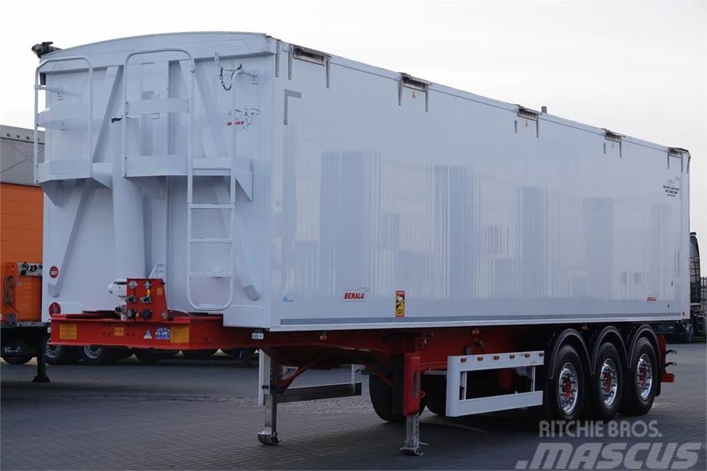 Benalu WYWROTKA 62 m3 / WAGA : 5900 KG / 2021 ROK  Semi-trailer med tip