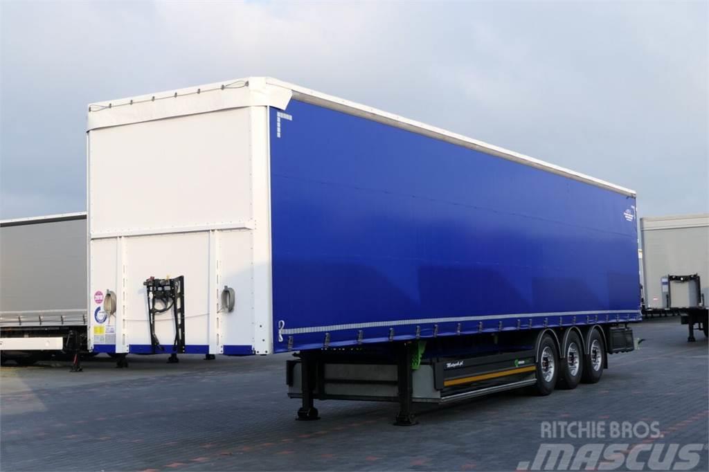 Berger ECOTRAIL / CURTAINSIDER / STANDARD / 5 000 KG !! / Semi-trailer med Gardinsider