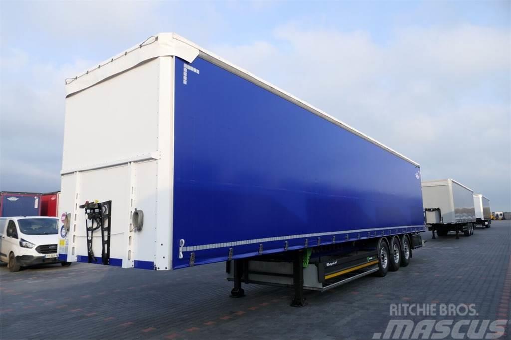 Berger ECOTRAIL / CURTAINSIDER / STANDARD / 5 000 KG !! / Semi-trailer med Gardinsider