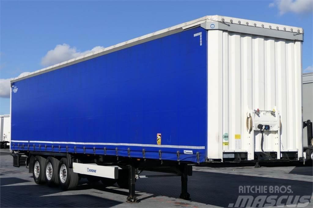 Krone CURTAINSIDER / STANDARD / LIFTED ROOF / LIFTED AXL Semi-trailer med Gardinsider