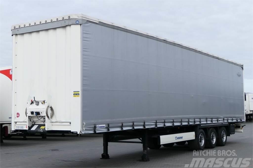 Krone FIRANKA MEGA / WAGA: 5800 KG / Z NIEMIEC / DACH PO Semi-trailer med Gardinsider