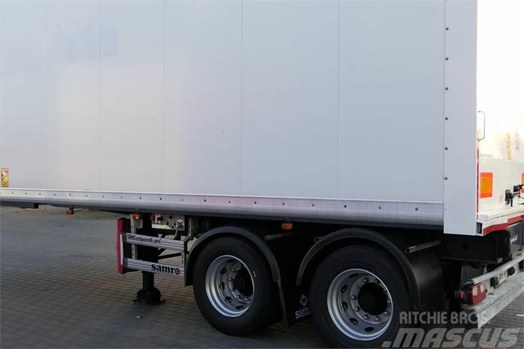 Samro BOX - 7,3 M / STRONG FLOOR / KOFFER / VEHICULAR / Semi-trailer med fast kasse