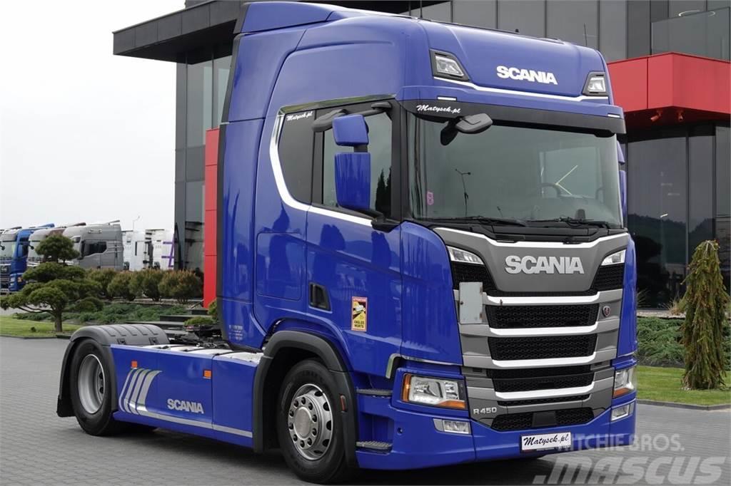 Scania R 450 / RETARDER / NOWY MODEL / OPONY 100 % Trækkere