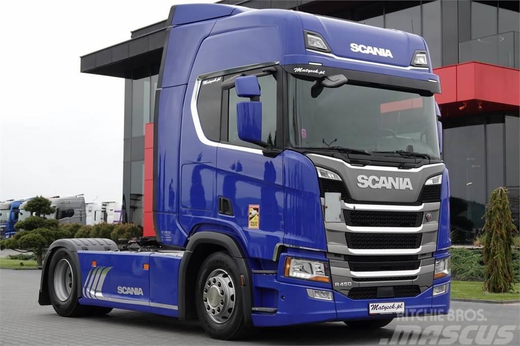 Scania R 450 / RETARDER / NOWY MODEL / OPONY 100 % Trækkere