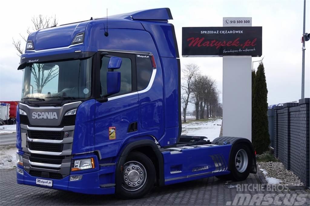 Scania R 450 / RETARDER / OPONY 100 % / EURO 6 / 2018 R Trækkere