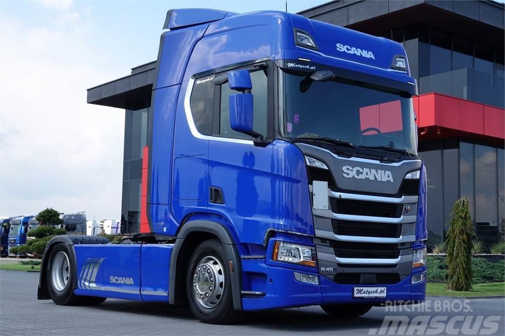 Scania R 450 / RETARDER / LEDY / OPONY 100 % / EURO 6 / 2 Trækkere