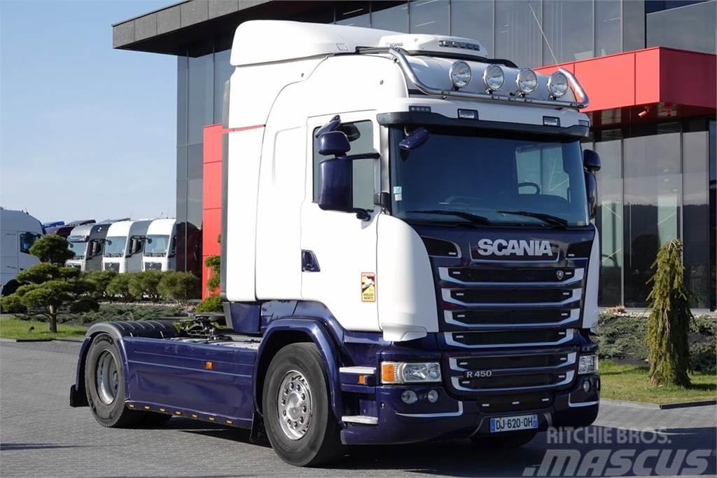 Scania R 450 / RETARDER / I-PARK COOL / EURO 6 / SPROWADZ Trækkere