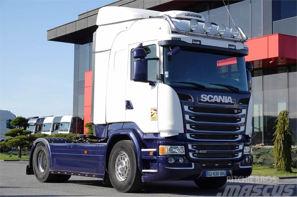Scania R 450 / RETARDER / I-PARK COOL / EURO 6 / SPROWADZ Trækkere