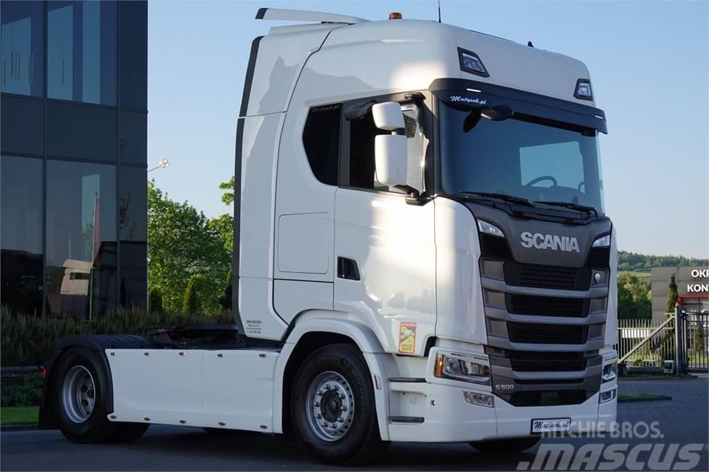Scania S 500 / RETARDER / KLIMA POSTOJOWA / 2019 ROK Trækkere
