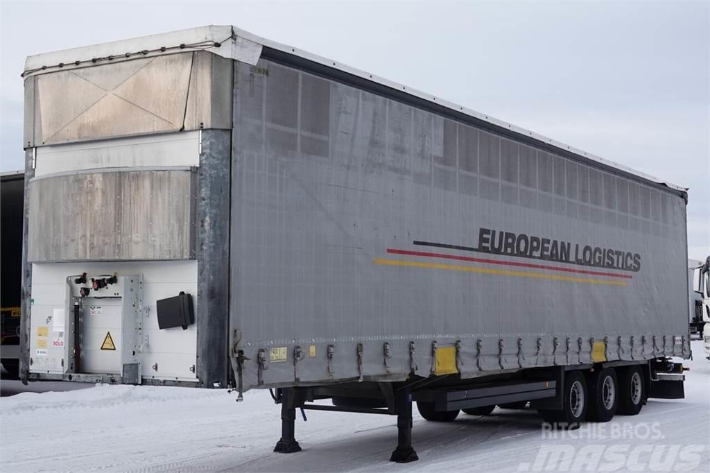 Schmitz Cargobull FIRANKA/ MEGA/ DACH PODNOSZONY/ LOW DECK/ 2013 Semi-trailer med Gardinsider