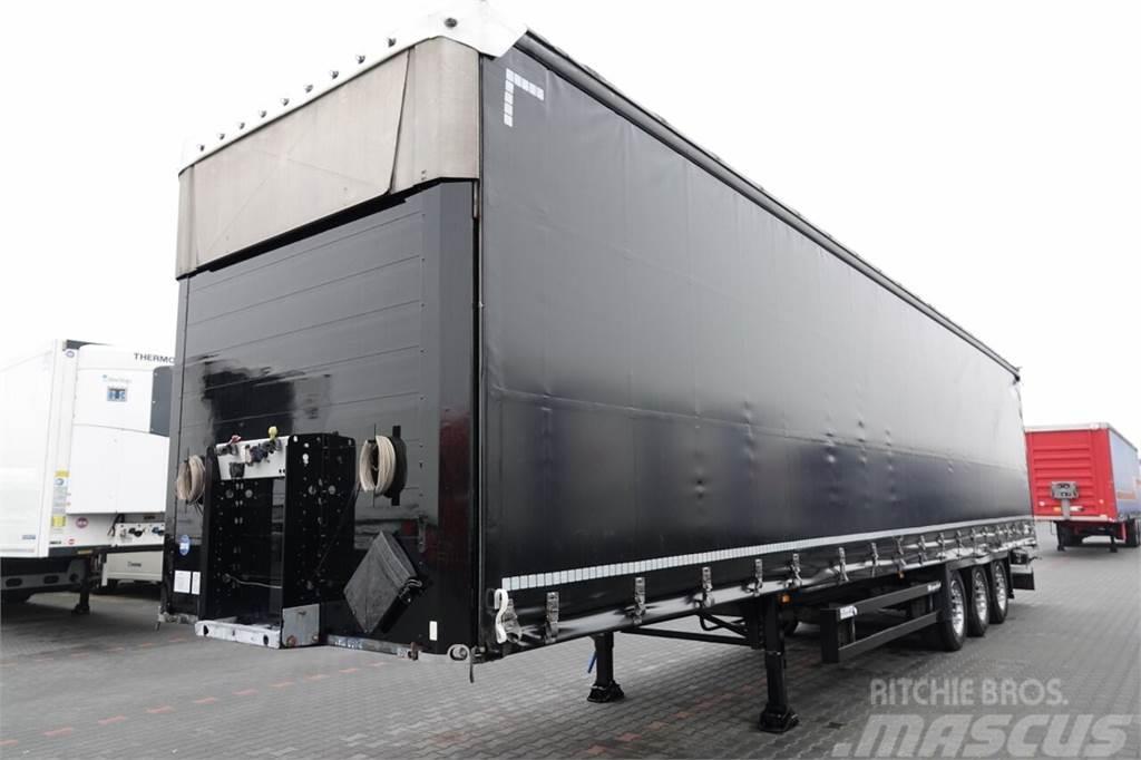 Schmitz Cargobull SCHMITZ FIRANKA VARIOS / PODNOSZONY DACH / STANDAR Semi-trailer med Gardinsider