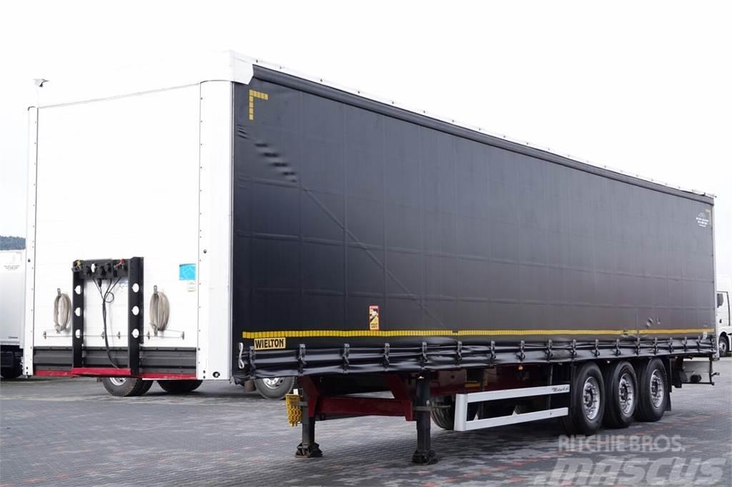 Wielton FIRANKA / MULDA DO STALI - 9 M / COILMULDA / SAF / Semi-trailer med Gardinsider