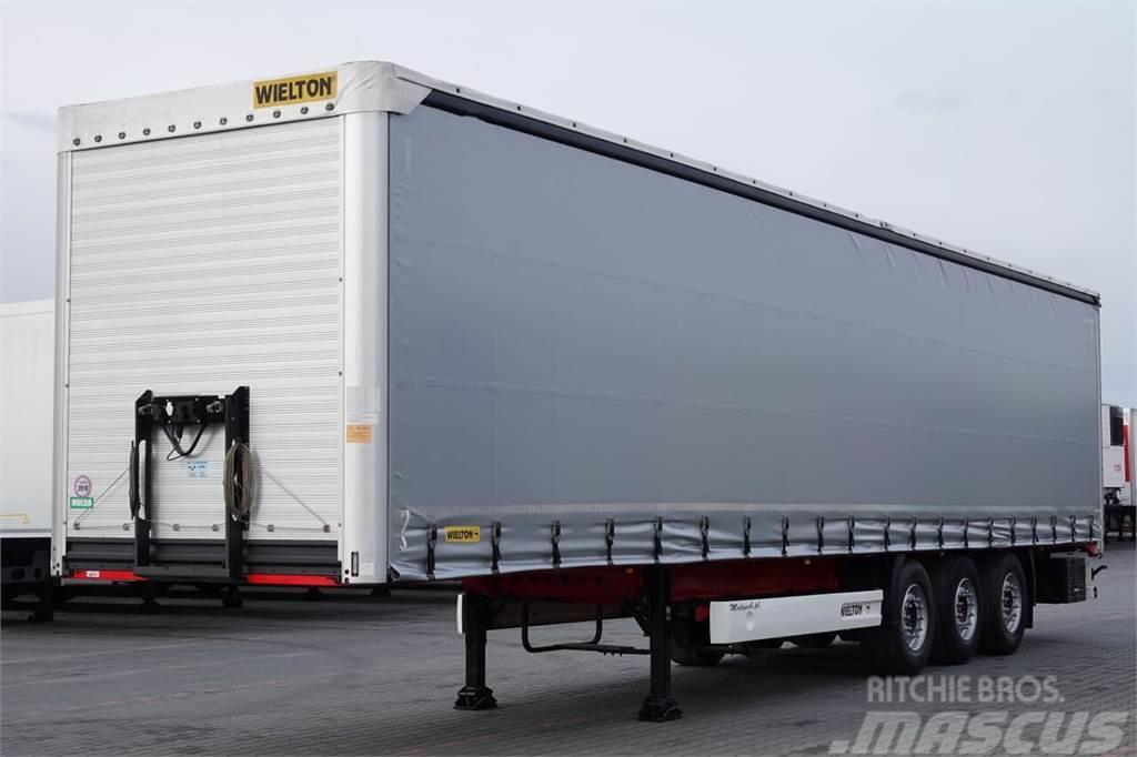 Wielton FIRANKA / MULDA DO STALI - 9 M / COILMULDA / SAF / Semi-trailer med Gardinsider