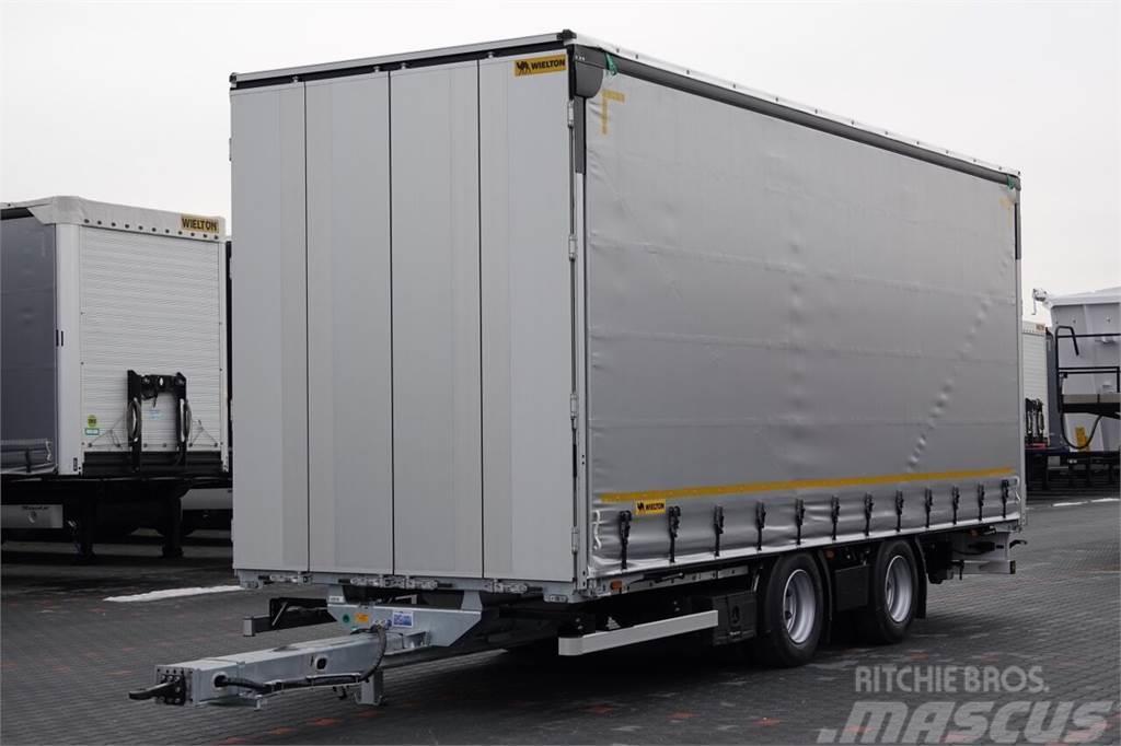 Wielton PRZYCZEPA TANDEM / PRZEJAZDOWA / 7,7 M / NOWA Semi-trailer med Gardinsider