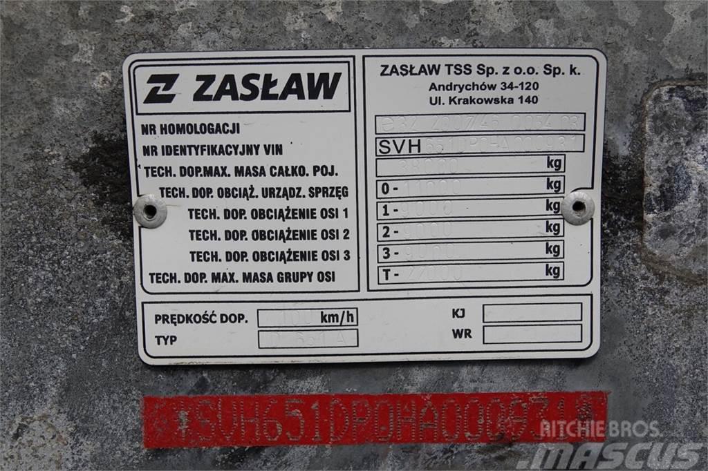 Zaslaw KŁONCOWA / DO LASU / DO DREWNA / DWIE OSIE PODNOSZ Semi-trailer til tømmer