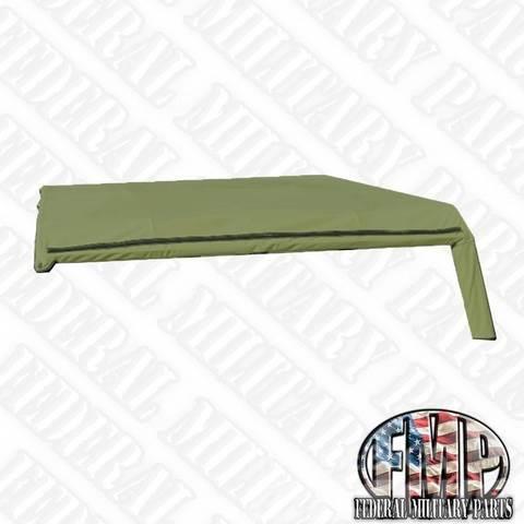 3-Part Humvee Canvas Kit (Rear Curtain Soft Top R Pickup/Sideaflæsning