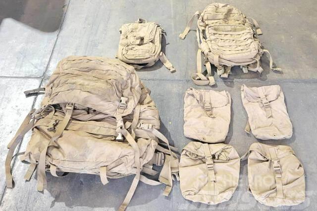  (8) USMC Coyote FILBE Pack Sets w/Assault Packs &  Andet - entreprenør