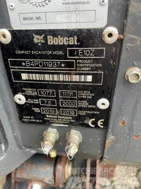Bobcat E10Z Minigravemaskiner
