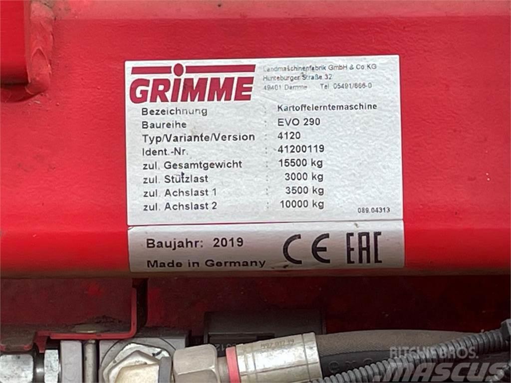 Grimme EVO 290 AirSep Kartoffeloptagere
