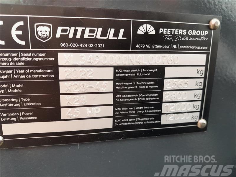  Pitbull X28-45 Plus DK Minilæsser - knækstyret