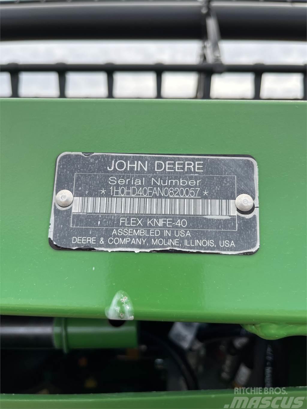 John Deere HD40F Tilbehør til mejetærskere