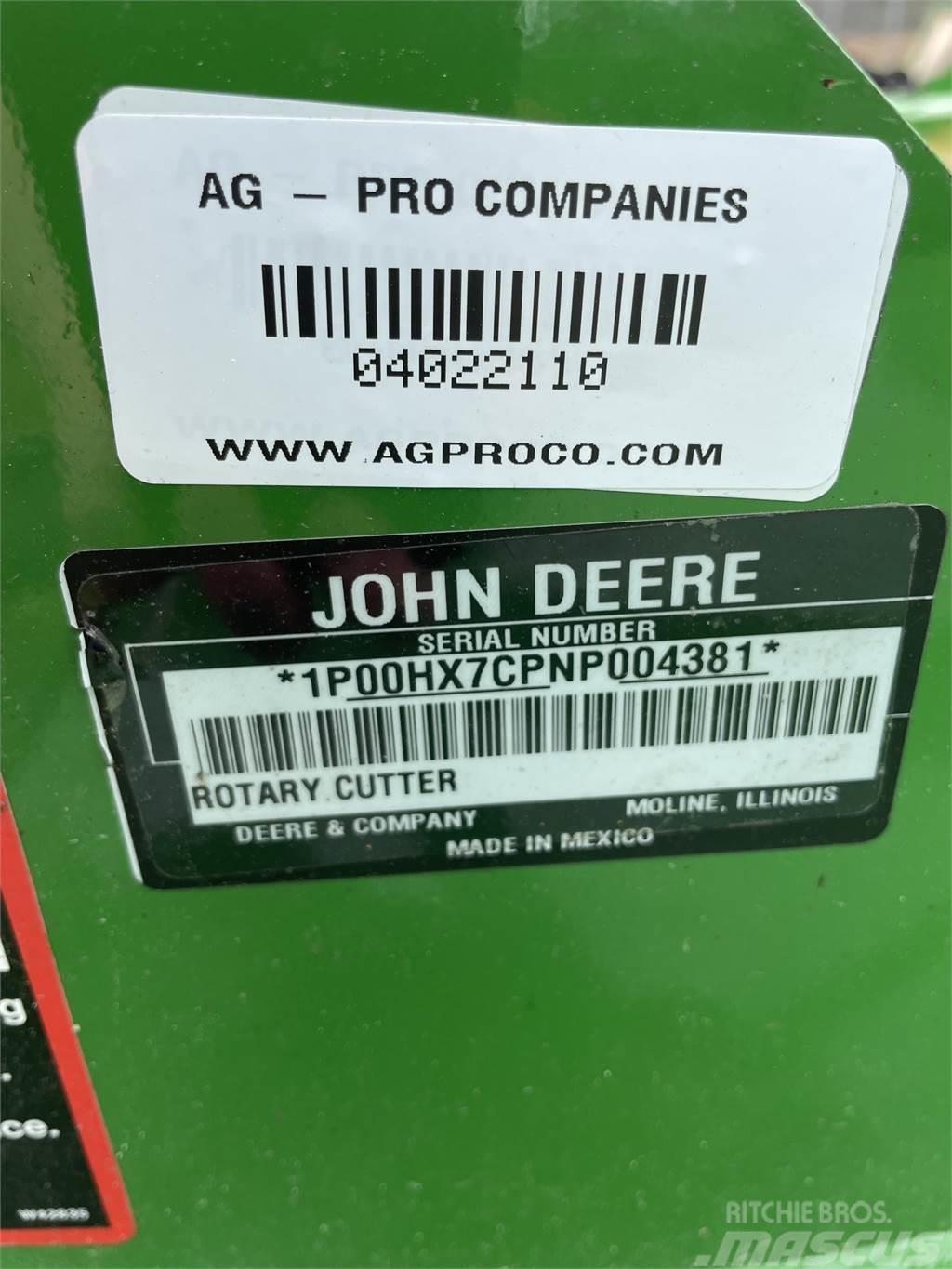 John Deere HX7 Balleskærere og -stablere