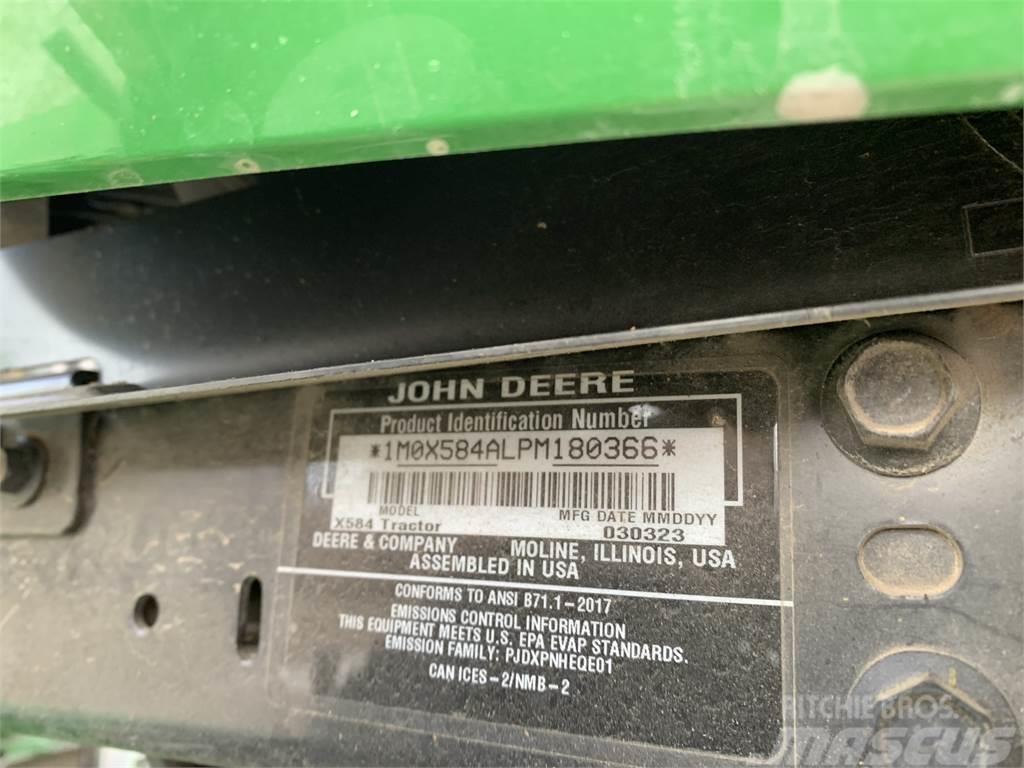 John Deere X584 Kompakte traktorer