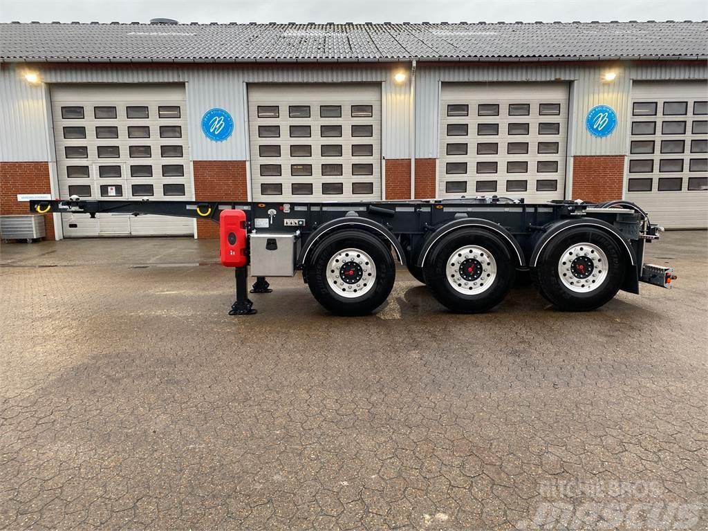 B-xl 20 fods Semi-trailer med chassis